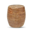 PRÉ-VENDA: Mesa Lateral Redonda em Rattan Bahali 45x37cm