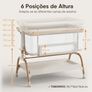 Berço Moisés 3 em 1 com Balanço