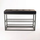 Sapateira Banco Sion Duo - Estofado Preto