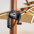 Ombrelone Guarda-Sol 3x3 com LED Solar + Base de 130L INCLUSA [Cobertura de 6,25m²]