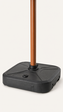 Ombrelone Guarda-Sol 3x3 com LED Solar + Base de 130L INCLUSA [Cobertura de 6,25m²]
